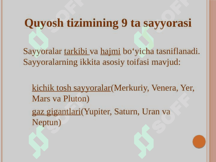 Quyosh sistemasi 6