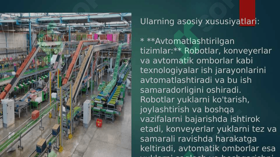 Raqamli logistika: Aqlli konteynerlar va omborlar, dronlar 8