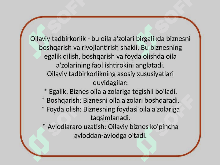 Biznes turlari. Ijobiy va salbiy tomonlari 7