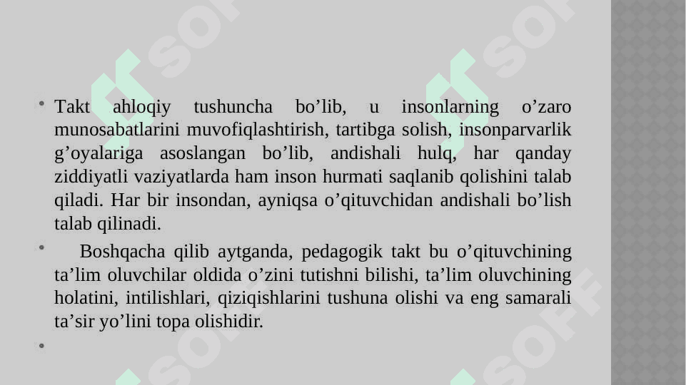 Pedagogik takt 2