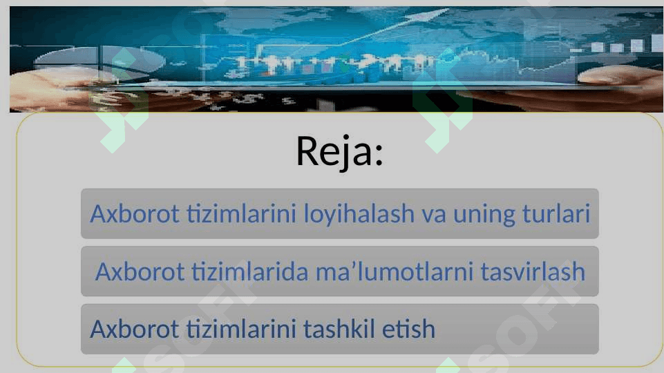 Axborot tizimlari strategiyasi va boshqaruv” 2