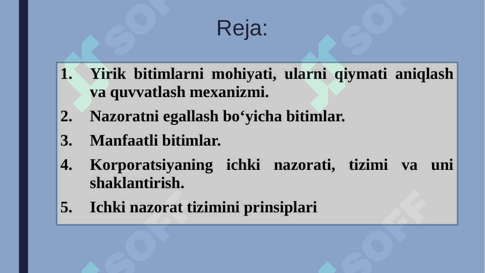 Korporativ bitimlarni boshqarish 3