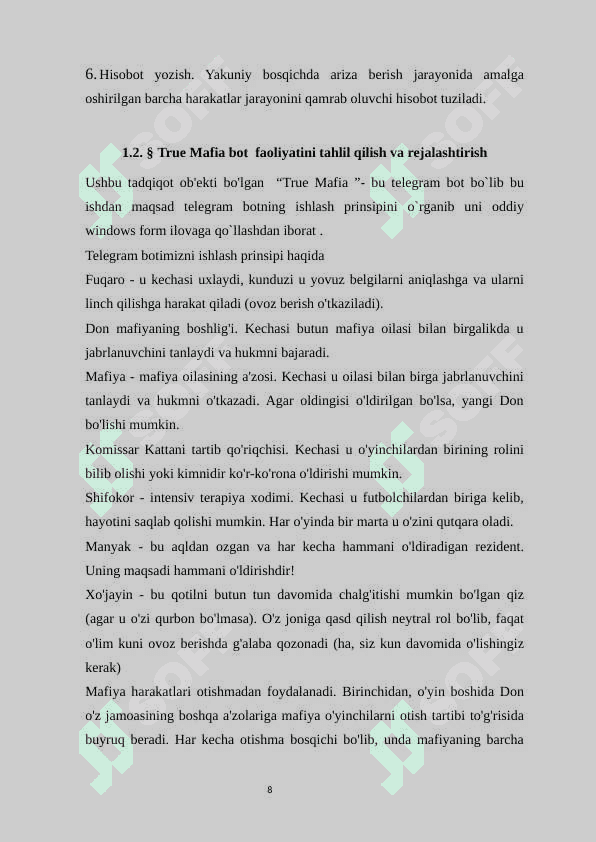 "True Mafia " o`yini  sodda desktop varianti 8