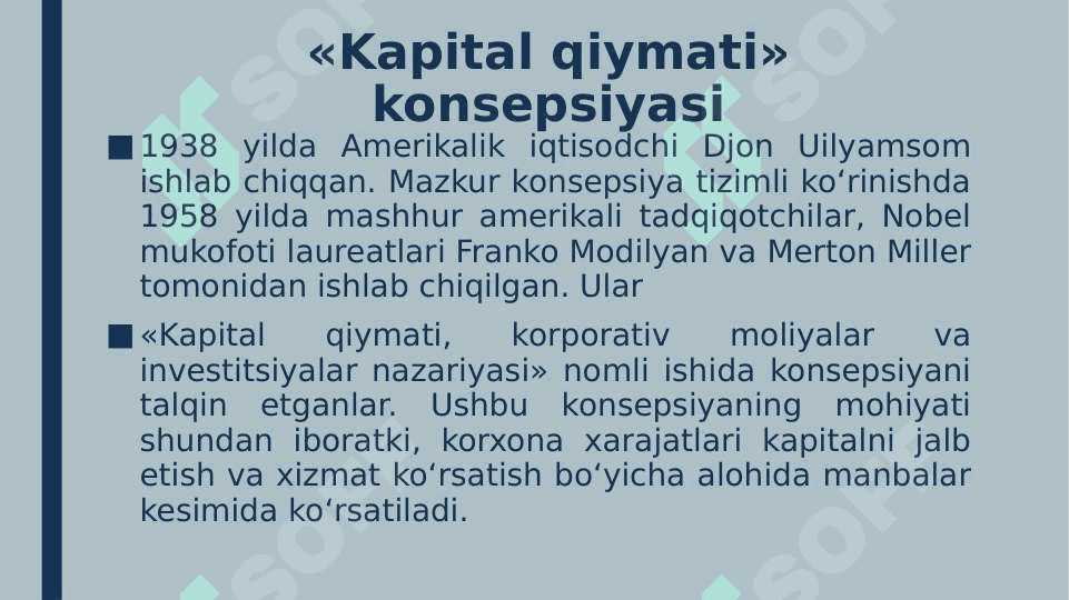 Korporatsiya dividendini boshqarish 4