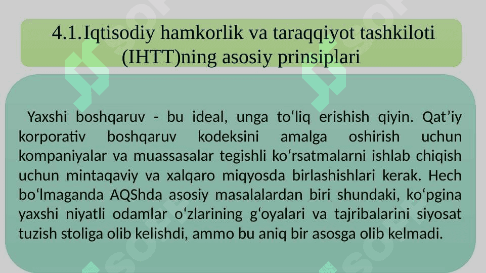 Korporativ boshqaruv muammolari va rivojlanish istiqbollari 3