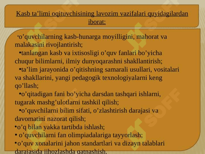 Kasbiy pedagogik Madaniyat 7