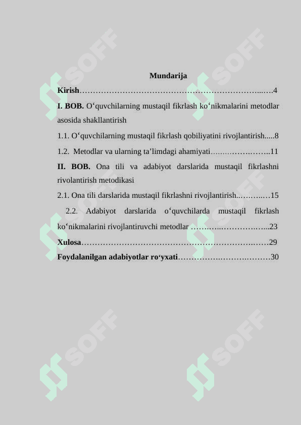 O‘QUVCHILARNI MUSTAQIL FIKRLASHGA O‘RGATISHDA TA’LIM METODLARINING O‘RNI 3