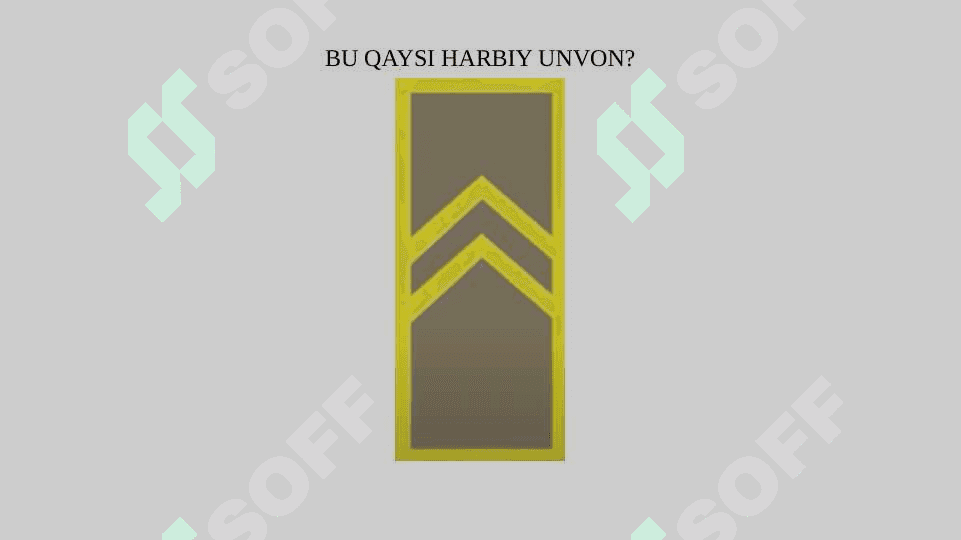 Harbiy unvonlar 3