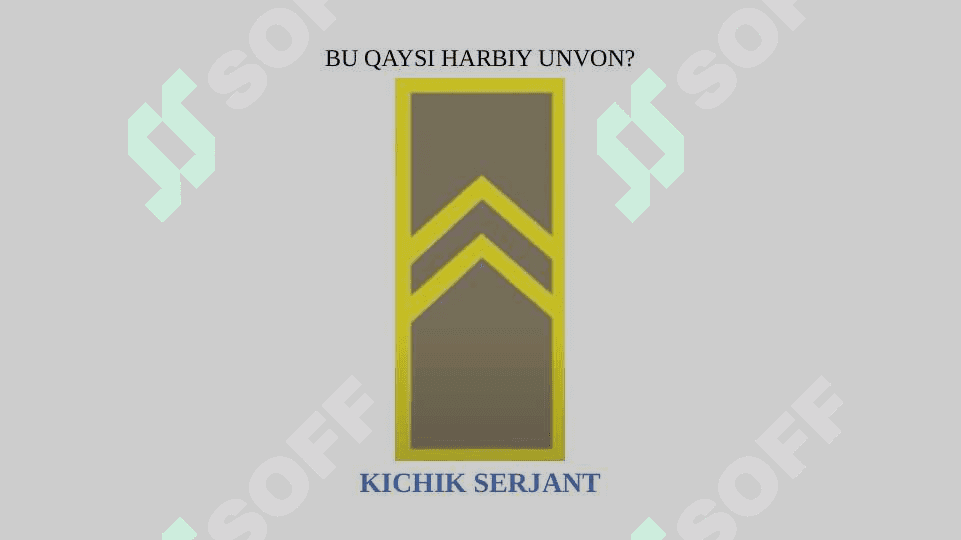 Harbiy unvonlar 4
