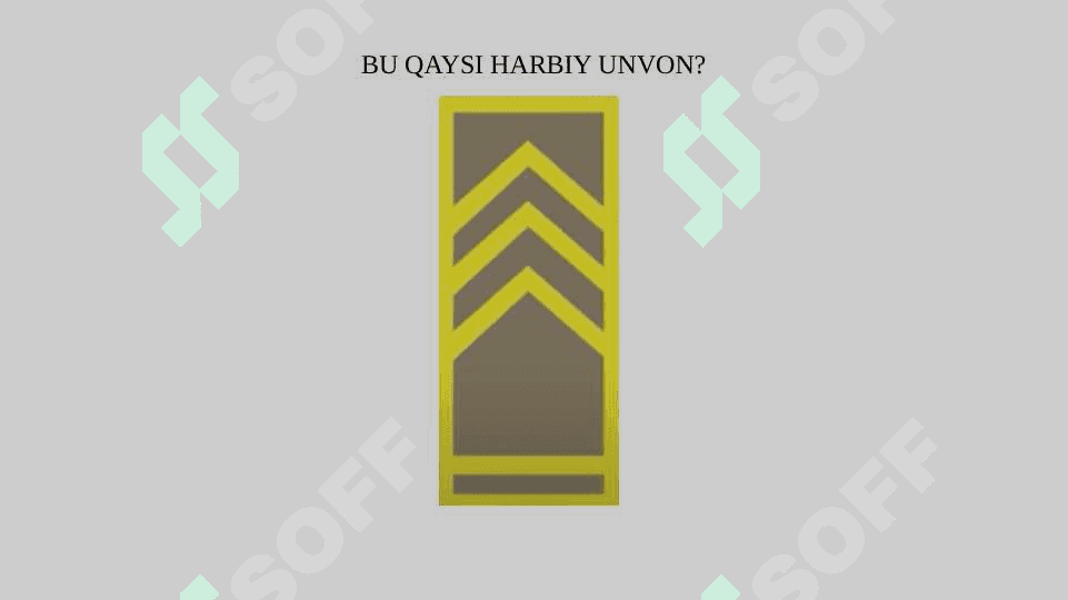 Harbiy unvonlar 5