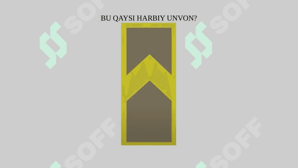 Harbiy unvonlar 7