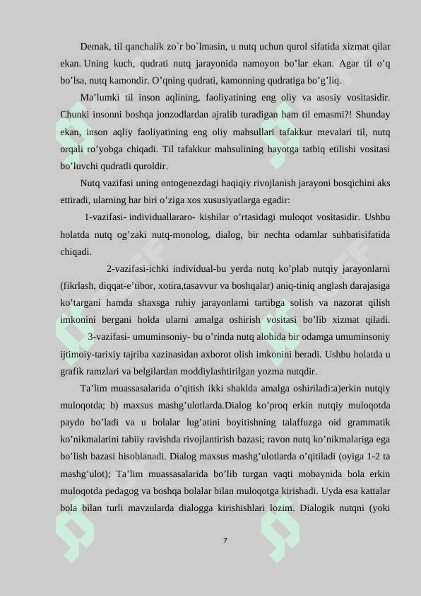 Bolalarni logopedik o’qitish va tekshirish 7