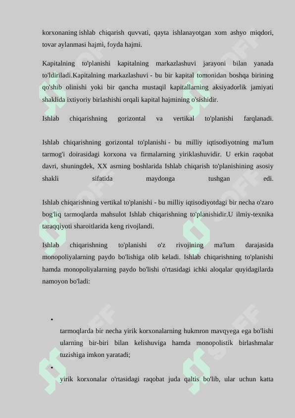 Monopoliyaning iqtisodiy asoslari 6