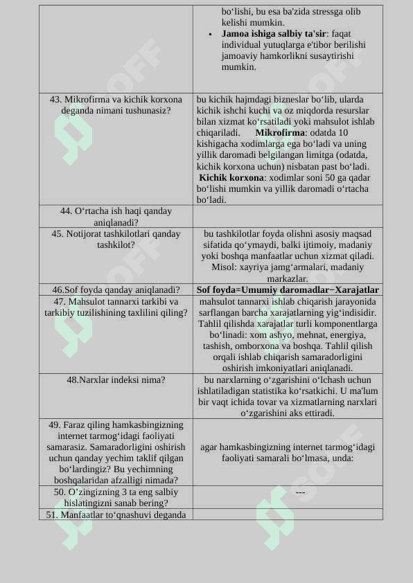 Argos suhbat savollari javoblari bilan 8