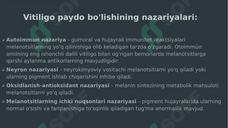 VITILIGO VA UNING ZAMONAVIY DAVOLASH USULLARI 7