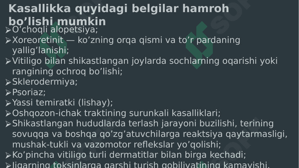 VITILIGO VA UNING ZAMONAVIY DAVOLASH USULLARI 8