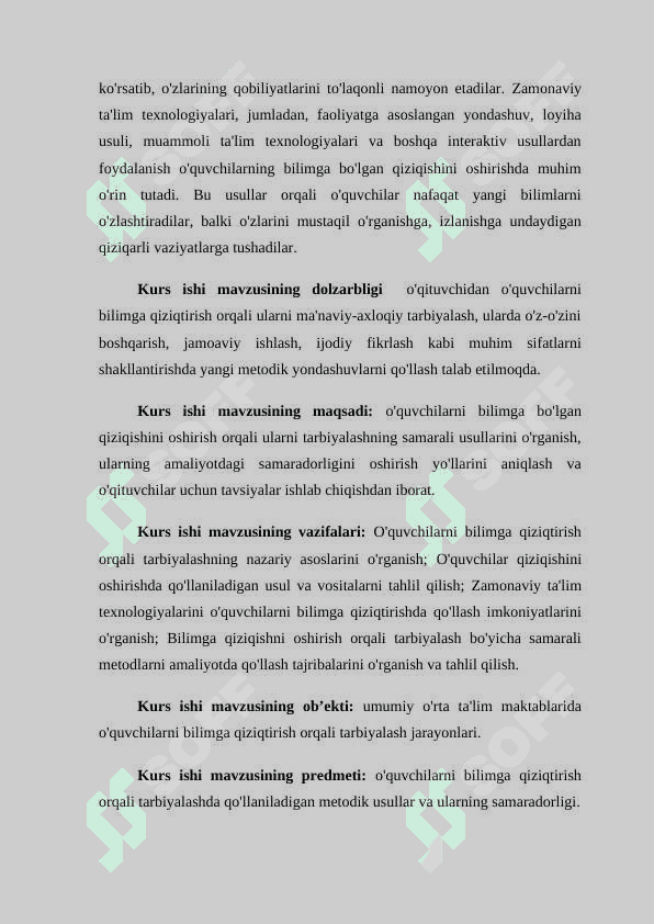 O‘quvchilarni bilimga bo‘lgan qiziqishini oshirish orqali tarbiyalash 4