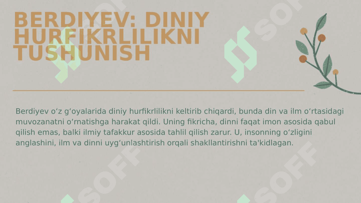 Din va hurfikrlilik 4
