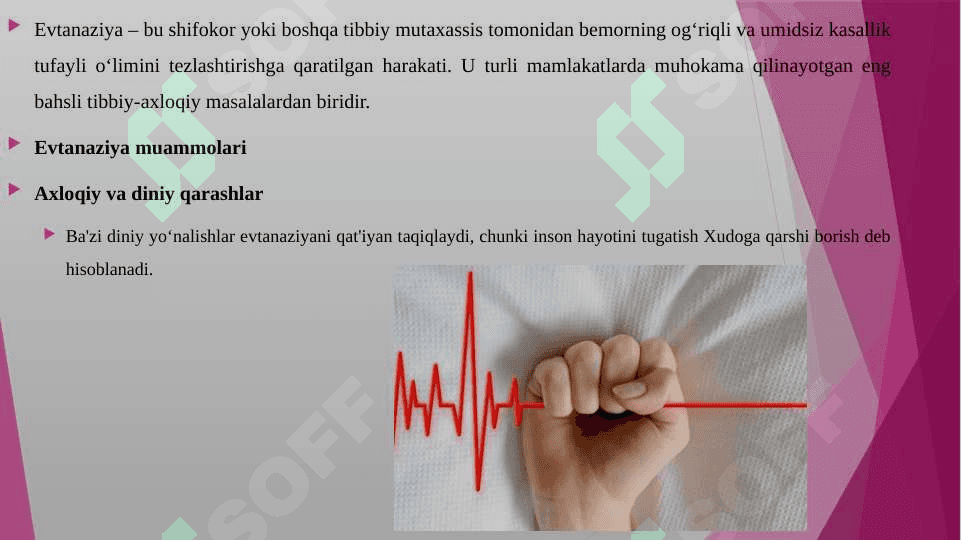 EVTANAZIYA MUAMMOLARI 3