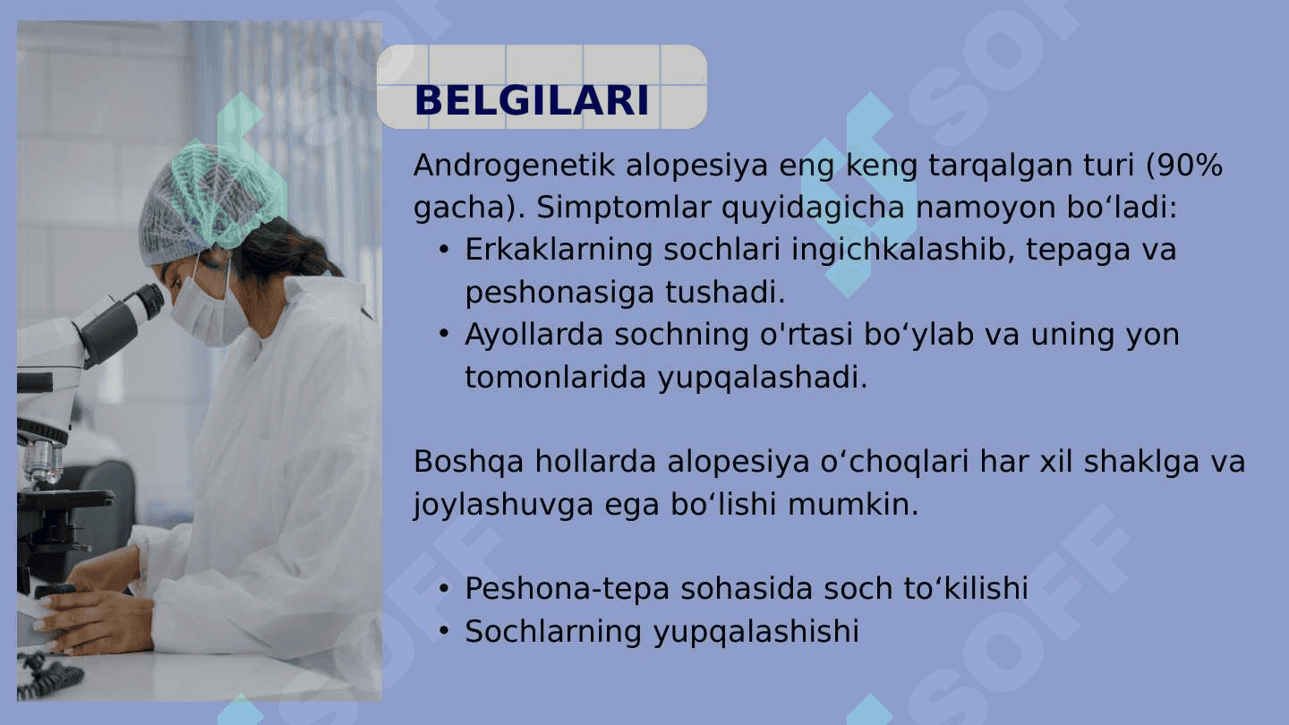 ALOPESIYANING ZAMONAVIY DAVOLASH USULLARI 6