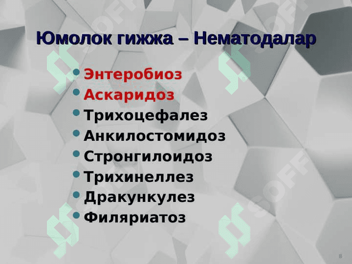 Gelmintozlar 8