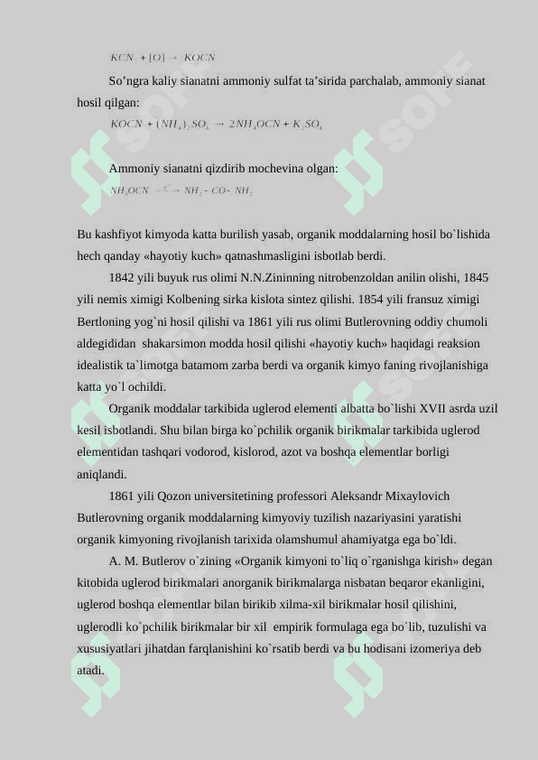 Organik kimyo fani. Organik moddalarning xom ashyo manbalari 3