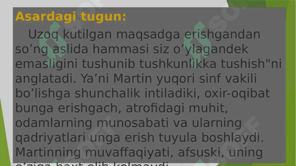 Jack Londonning Martin Iden asari tahlili 6