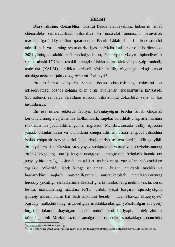 KORXONALARNING ISHLAB CHIQARISH XARAJATLARI VA UNI PASAYTIRISH 3
