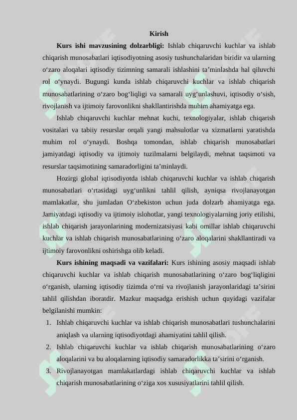 Ishlab chiqaruvchi kuchlar va ular o'rtasidagi munosabatlar 3