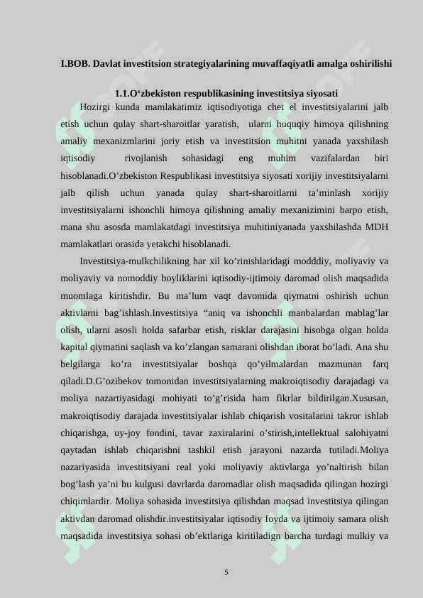 Davlatning tarkibiy-tuzilmaviy va investitsion siyosati 5