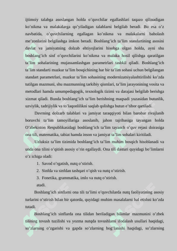 Kichik  yoshdagi  o`quvchilarni  imloviy  bilimlarini  oshirish 7