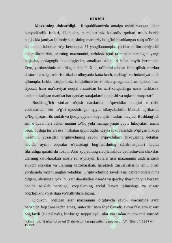 Sinfdan  tashqari  o`qish  dasrlarida  o`quvchilarni  kitobxonlikka qiziqtirish 2