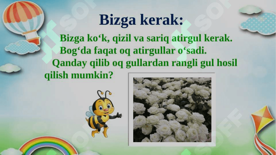 Rangli eritma yordamida gulni bo‘yash 3