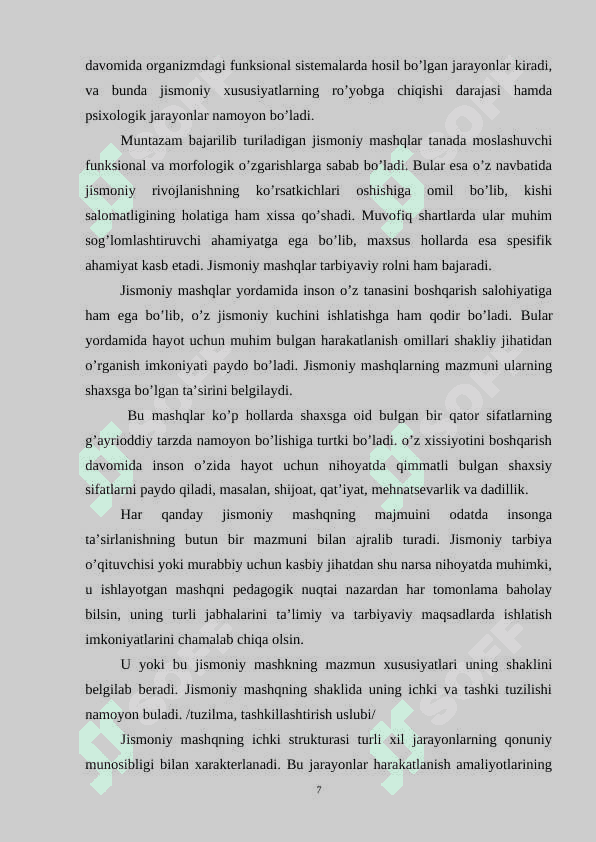 BASKETBOLCHILARNING KO'P YILLIK SPORT TAYYORGARLIGINING DAVRIYLIGI 6