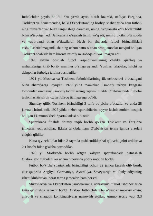 FUTBOL EVOLUTSIYASI VA FUTBOLNNING RIVOJLANISH TARIXI 8