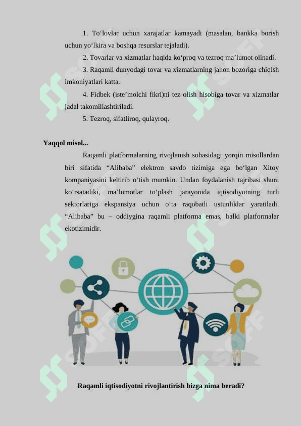 Raqamli iqtisodiyotni rivojlantirishda kriptovalyuta 7