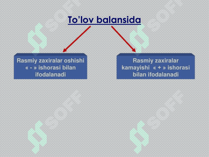 To‘lov balansi. Valyuta kursi 8