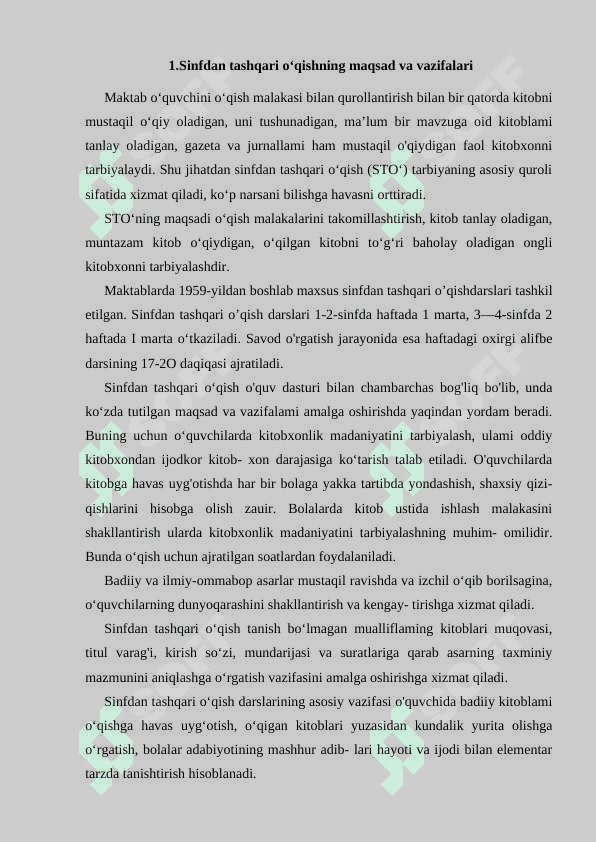 O`QISH  DARSLARIDA  MUSTAQIL  ISHLARNI  TASHKIL  ETISH USULLARI 4