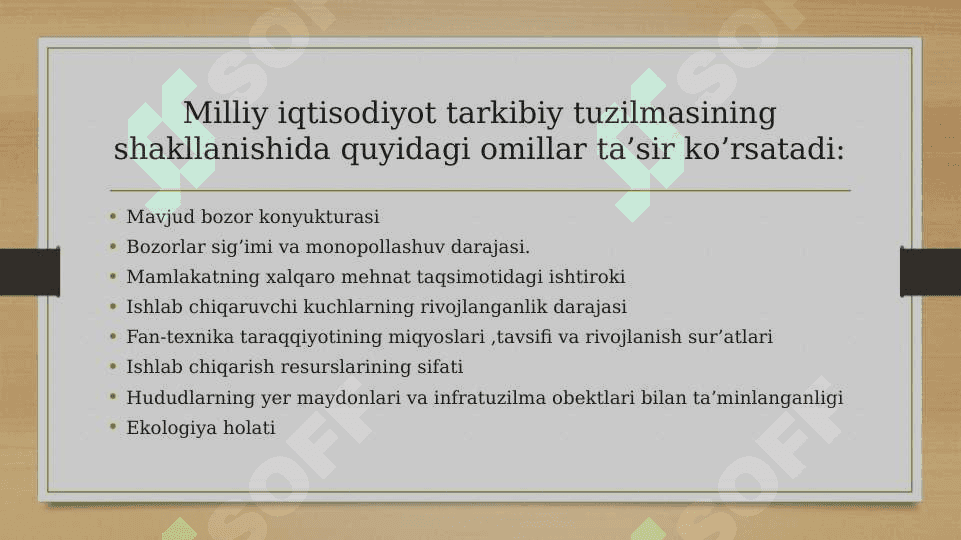 Asosiy makroiqtisodiy ko‘rsatkichlar va ularni hisoblash 6