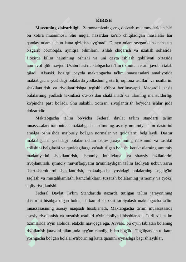 MAKTABGACHA  TARBIYA YOSHDAGI BOLALARDA XOTIRA XUSUSIYATLARI 2