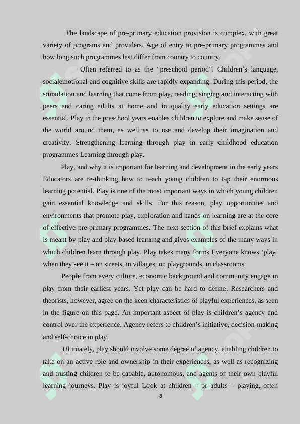 Teaching English at primary school through developing a play-based program 8