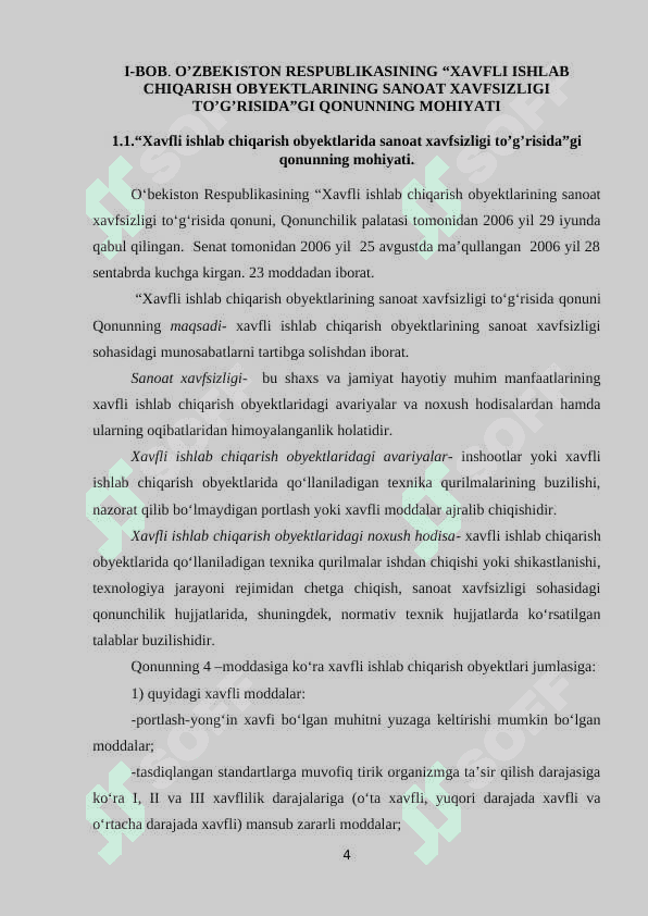 Xavfli ishlab chiqarish obyektlari 4