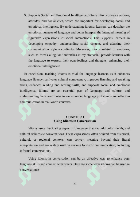 Teaching Idioms  for A2 6