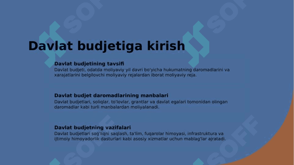 Davlat budjetining mohiyati va funksiyalari 2