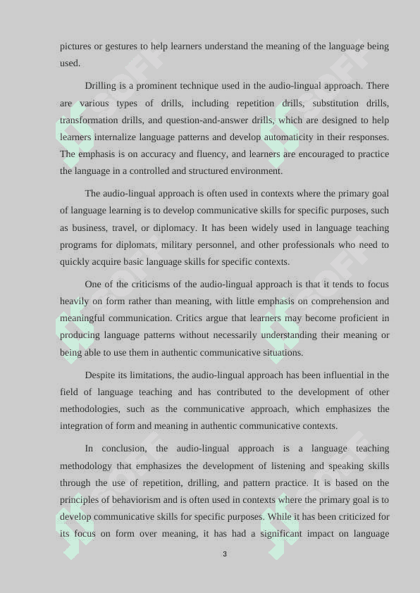 Teaching vocabulary using Audio-lingual approach 4