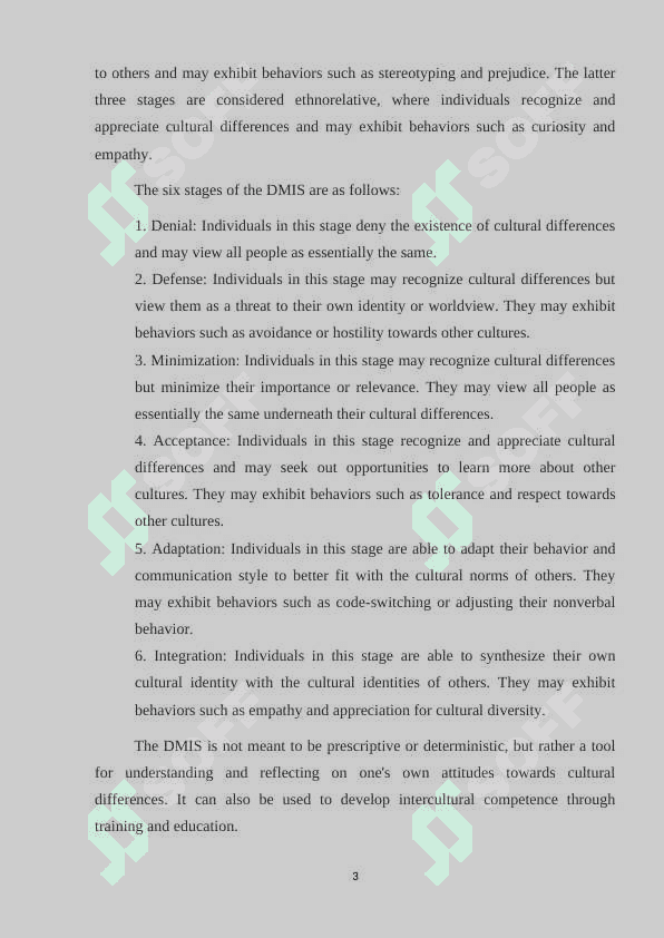 The relationship of the developmental model of intercultural sensitivity to the language learning 4