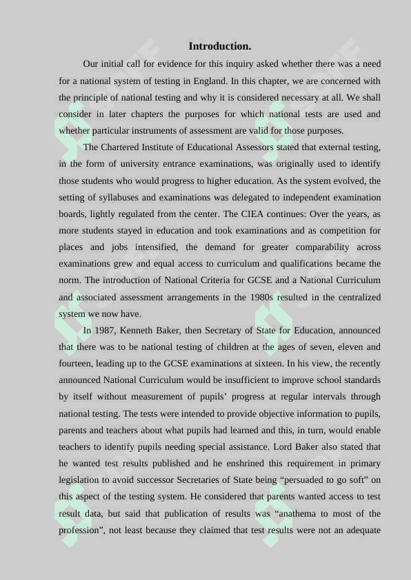 THE ROLE OF TESTS IN ASSESSMENT 3