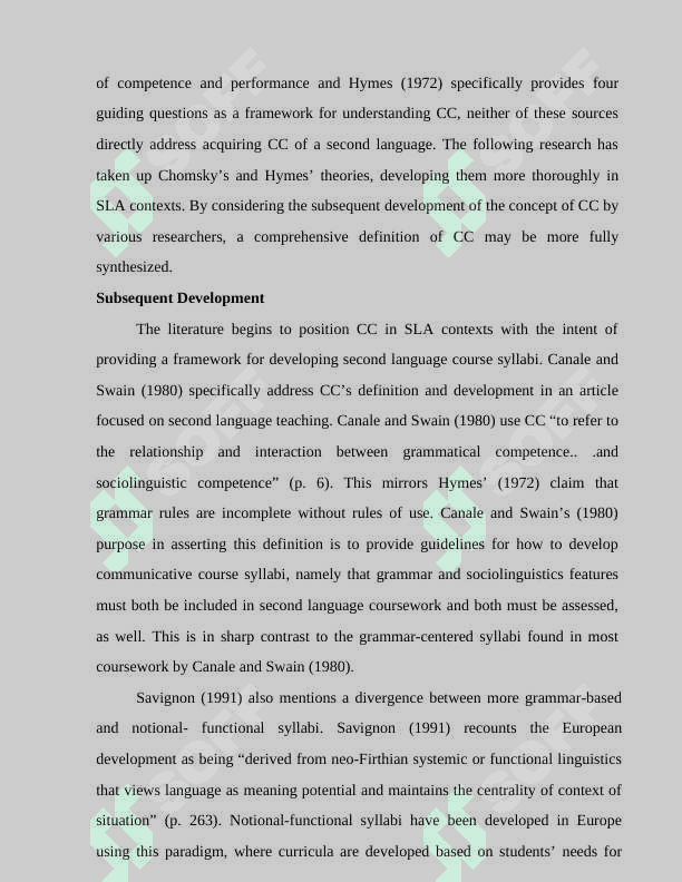 COMMUNICATIVE COMPETENCE AND ITS COMPONENTS 6