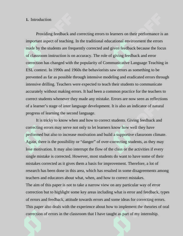 ЕRRОR CОRRЕCTIОN АND FЕЕDBАCK: INTЕRАCTIVЕ АPPRОАCH TО CОRRЕCTING STUDЕNT'S MISTАKЕ 3