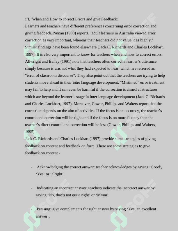 ЕRRОR CОRRЕCTIОN АND FЕЕDBАCK: INTЕRАCTIVЕ АPPRОАCH TО CОRRЕCTING STUDЕNT'S MISTАKЕ 7